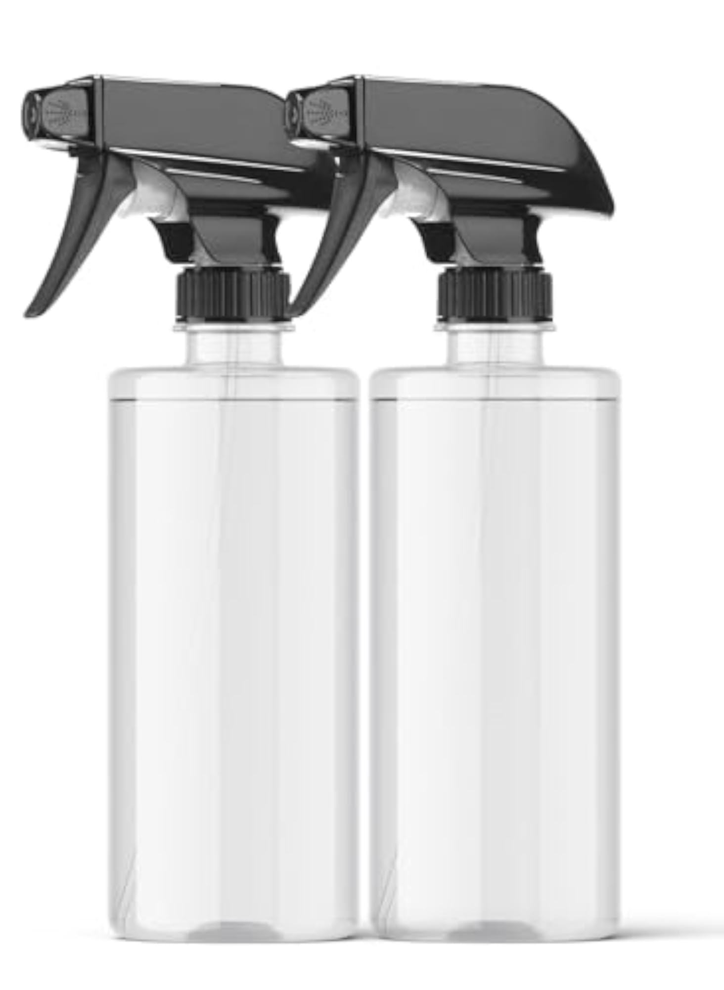 500ml Transparent Refillable Fine Mist Pump, Pack of 2